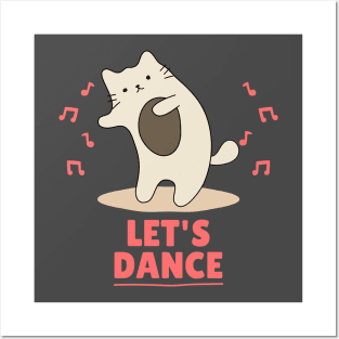 Let's Dance Cat Posters and Art